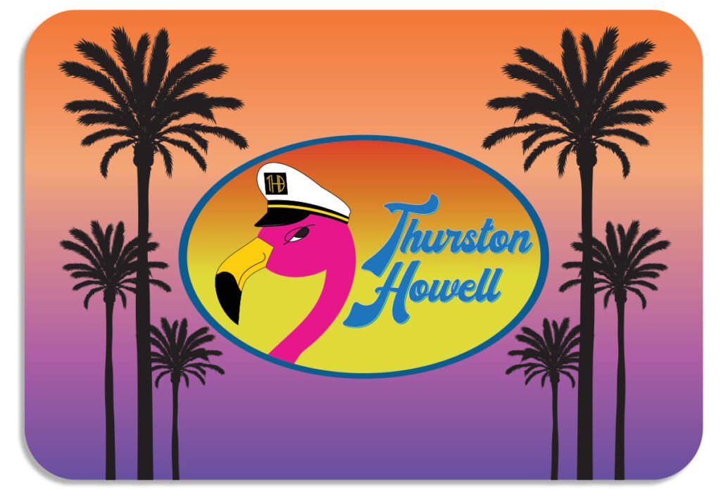 Premier Thurston Howell Yacht Rock Band Sunset Magnet
