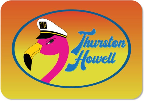 Thurston Howell Yacht Rock Band Sunset Magnet