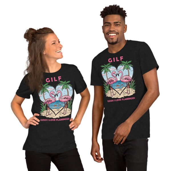 GILF - Gosh I Love Flamingos Yacht Rock Band T-Shirt