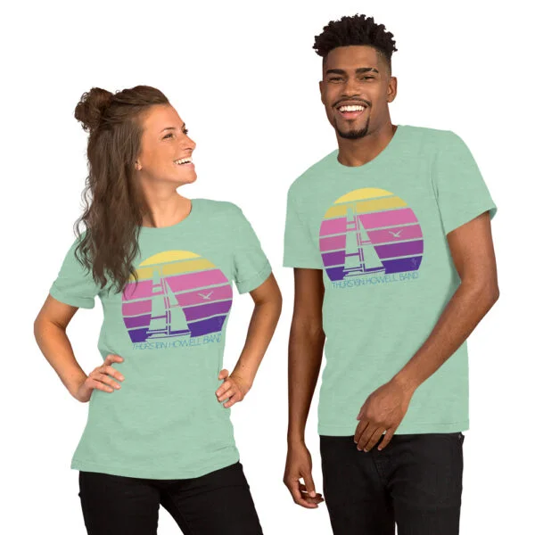 New - Premier 2024 Thurston Howell Yacht Rock Band Sailboat Unisex T-Shirt - Image 9