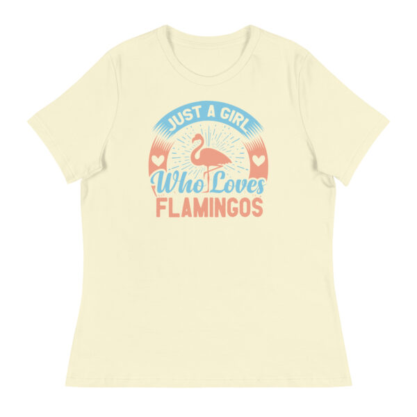 Premier Girl Who Loves Flamingos Yacht Rock Unisex T-Shirt - Image 16