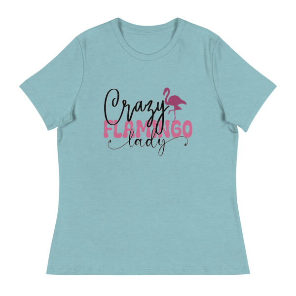 Premier Crazy Flamingo Lady Yacht Rock T-Shirt - Image 2