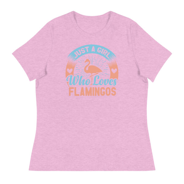 Premier Girl Who Loves Flamingos Yacht Rock Unisex T-Shirt - Image 10
