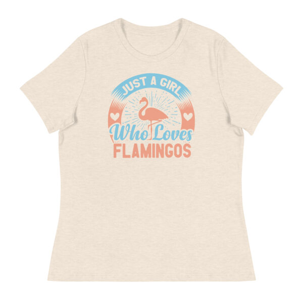 Premier Girl Who Loves Flamingos Yacht Rock Unisex T-Shirt - Image 14