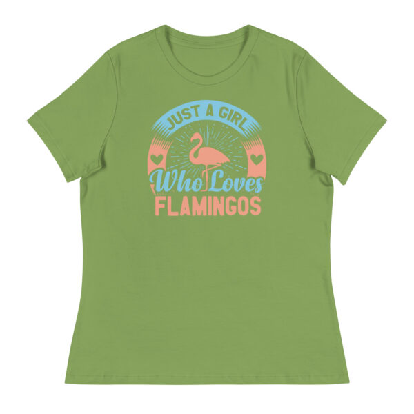 Premier Girl Who Loves Flamingos Yacht Rock Unisex T-Shirt - Image 8