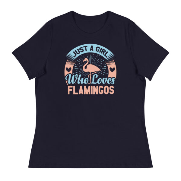 Premier Girl Who Loves Flamingos Yacht Rock Unisex T-Shirt