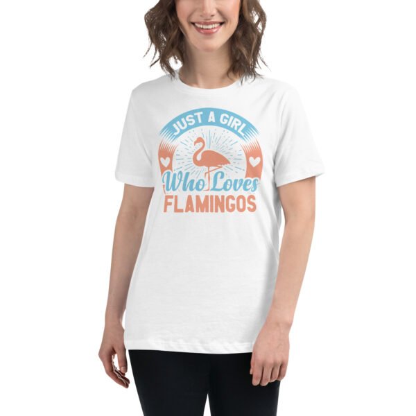 Girl Who Loves Flamingos Thurston Howell Yacht Rock Band T-Shirt