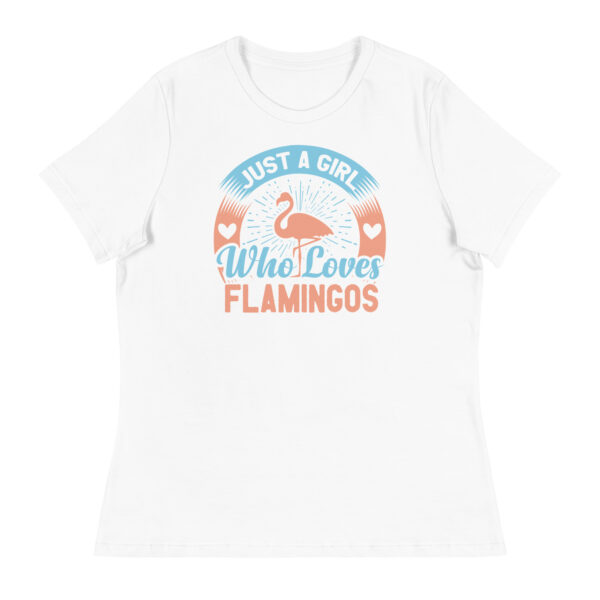 Premier Girl Who Loves Flamingos Yacht Rock Unisex T-Shirt - Image 18